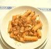 Rigatoni con tonno, scamorza e melanzana