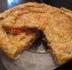 Sfogliata con mozzarella e prosciutto