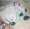 Torta igloo con pinguini