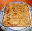 Sfoglia di mele con crema gialla