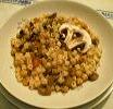 Pasta con ceci e funghi