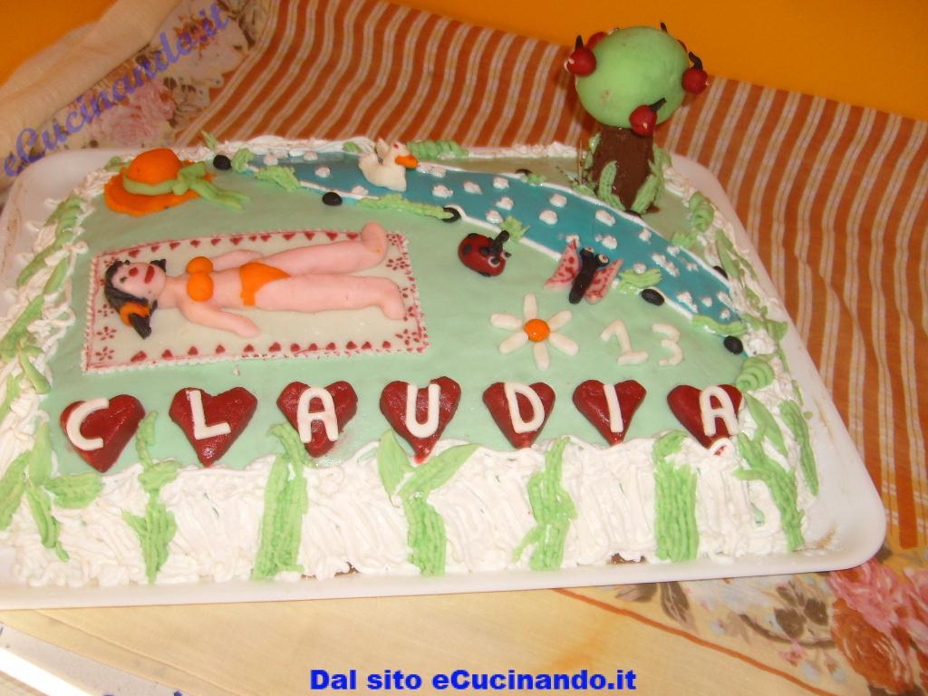 Clicca per vedere la foto ingrandita Torta-13-anni-claudia