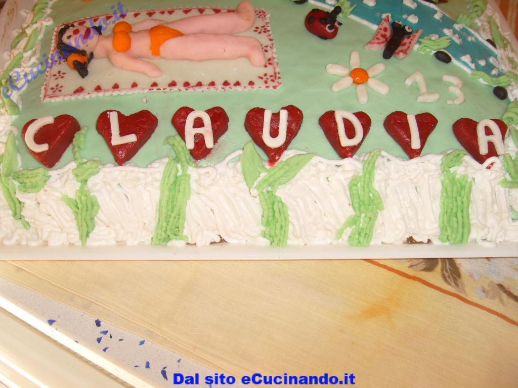 Clicca per vedere la foto ingrandita Torta-13-anni-claudia