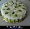 Torta panna e frutta