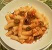 Rigatoni alle olive e basilico